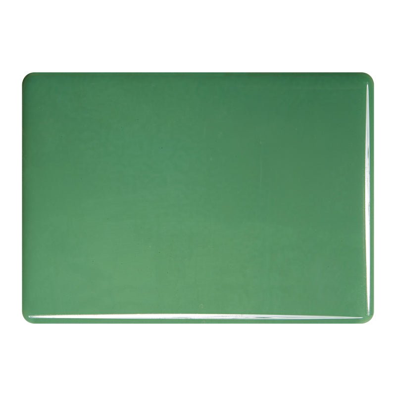 Bullseye Sheet Glass: 3mm Mineral Green Opal 0117.30 - Warm Glass