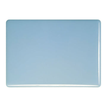 Bullseye Sheet Glass: 3mm Powder Blue Opal 0108.30 - Warm Glass