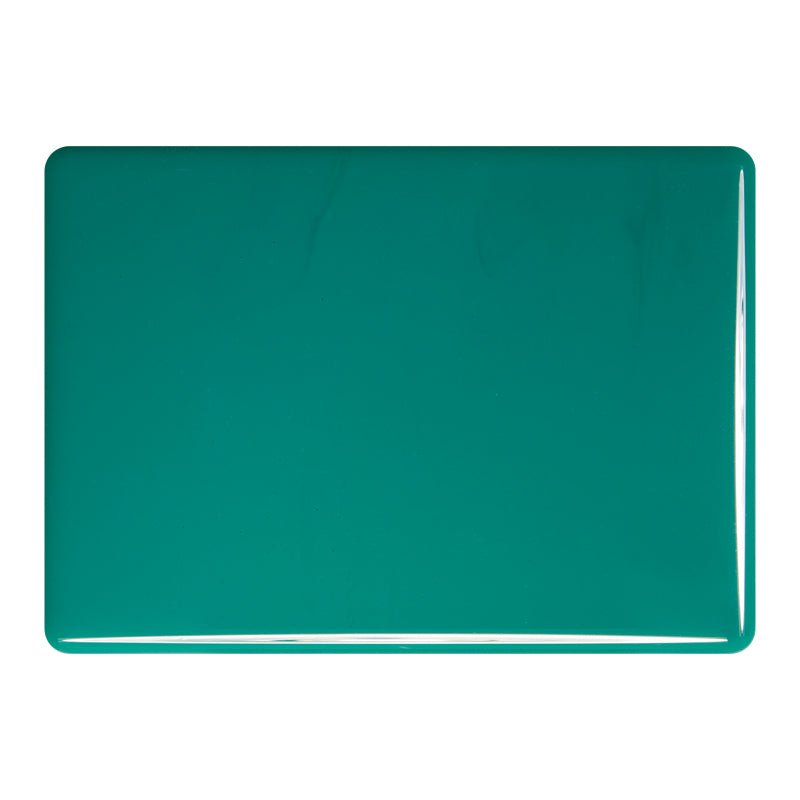 Bullseye Sheet Glass: 3mm Teal Green Opal 0144.30 - Warm Glass