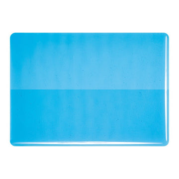 Bullseye Sheet Glass: 3mm Turquoise Blue Transparent 1116.30 - Warm Glass