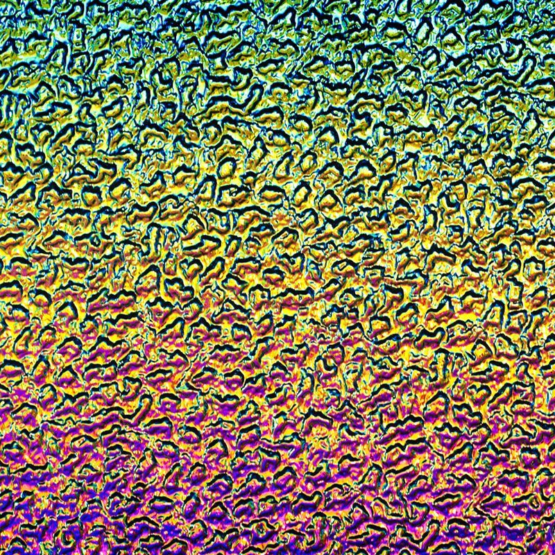 CBS Dichroic Texture: Matrix Rainbow 2 on black - Warm Glass