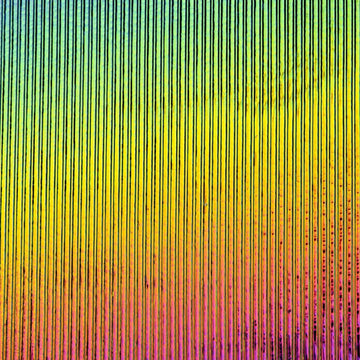 CBS Dichroic Texture: Reed Rainbow 2 on black - Warm Glass