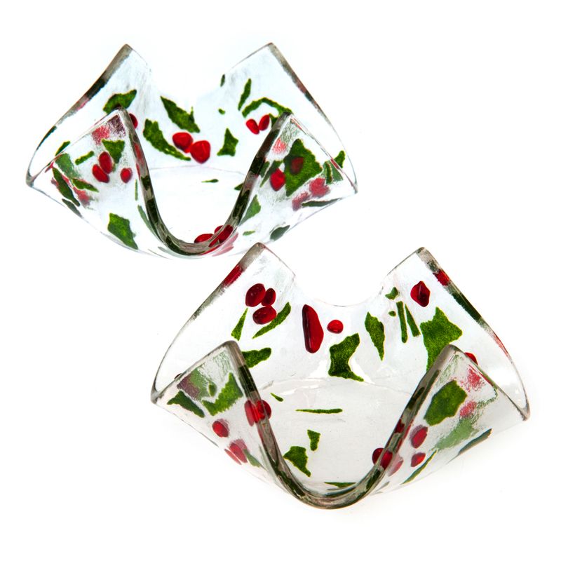 Create Your Own: Holly Berry Tealights - Warm Glass