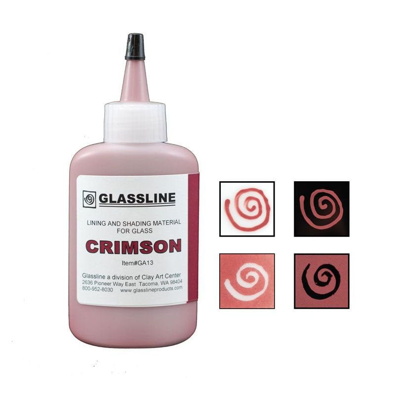 Crimson Glassline Pen - Warm Glass