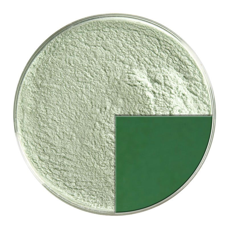 Dark Forest Green Opal Powder 0141.08 - Warm Glass