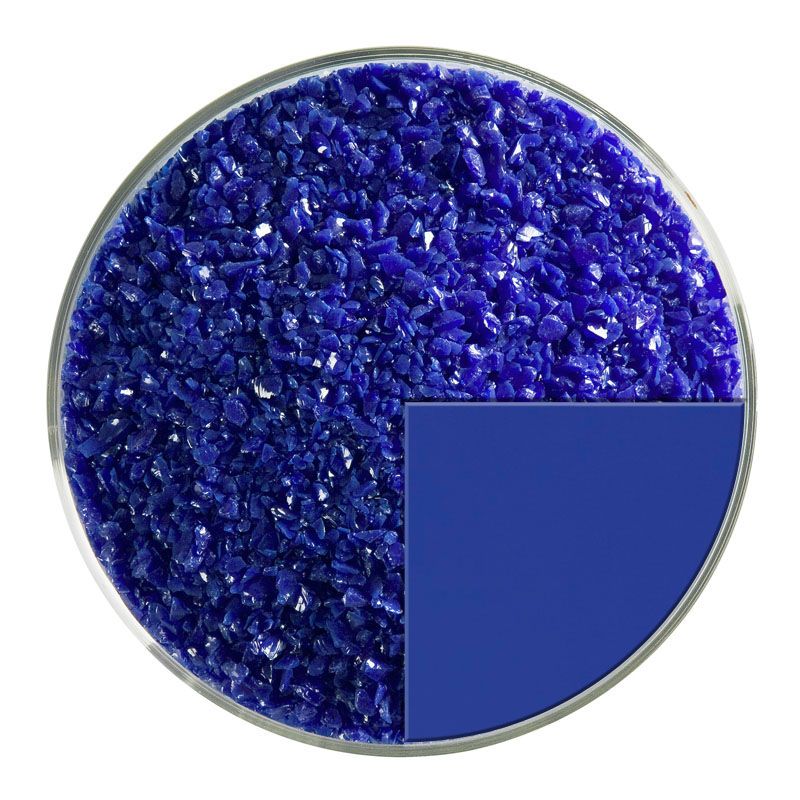 Deep Cobalt Blue Opal Medium Frit 0147.02 - Warm Glass