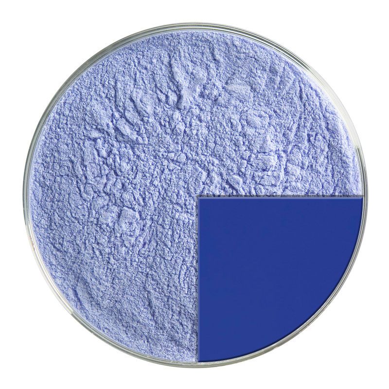 Deep Cobalt Blue Opal Powder Frit 0147.08 - Warm Glass