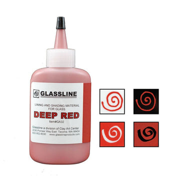 Deep Red Glassline Pen - Warm Glass