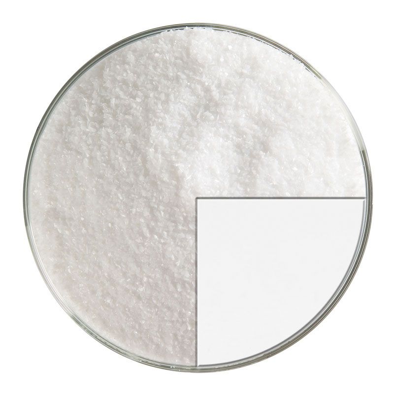 Dense White Opal Fine Frit 0313.01 - Warm Glass