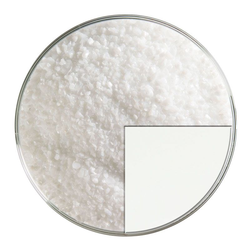 Dense White Opal Medium Frit 0313.02 - Warm Glass