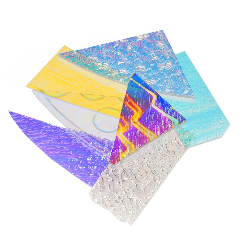 Dichroic Economy Pack: Mixed on Clear - Warm Glass