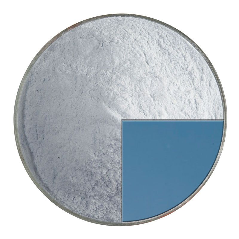 Dusty Blue Opal Glass Powder 0208.08 - Warm Glass