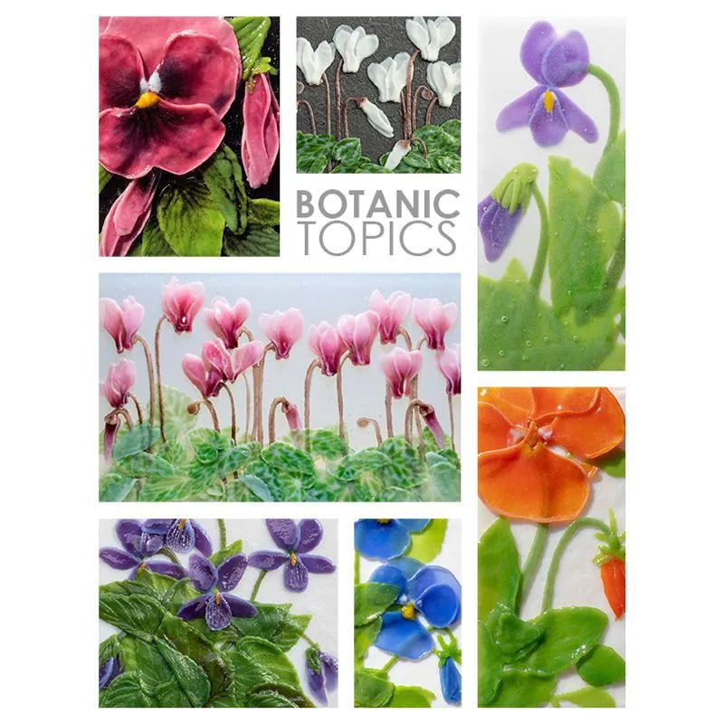 eBook - Botanic Topics: Plant Portraits in Glass Book 1 - Warm Glass