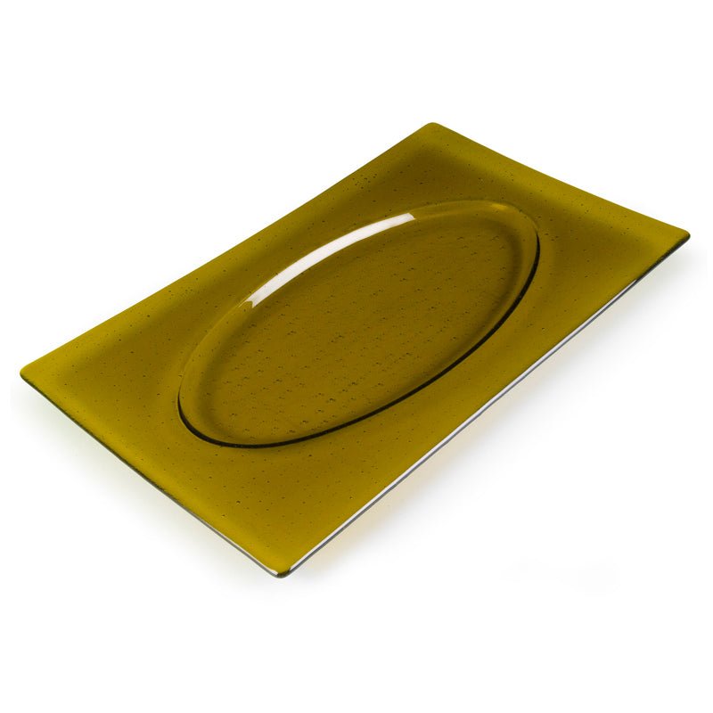 Ellipse Drop Out Mould 8255 (44 x 26.8cm outer x 34.2 x 17.2cm inner) - Warm Glass