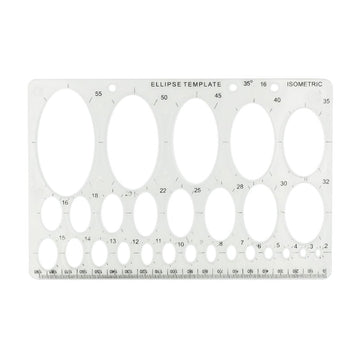 Ellipse Jewellery Template - Warm Glass