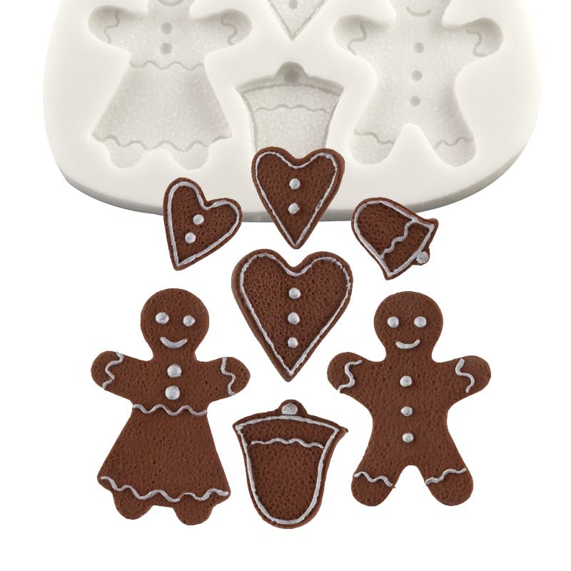 Freeze & Fuse Mould: Gingerbread People - Warm Glass