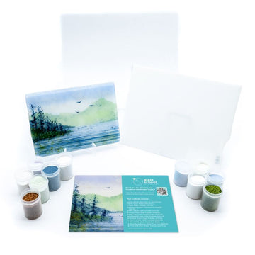 Glass School Project Kit: Powdered Landscape - Warm Glass