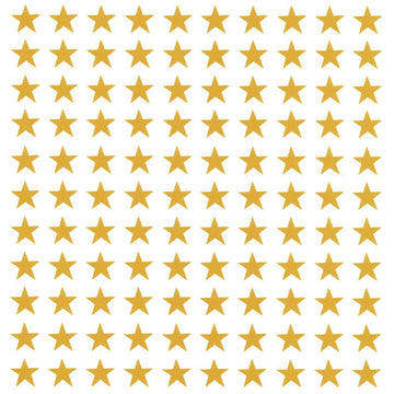 Gold Stars Decal 31cm x 23cm - Warm Glass