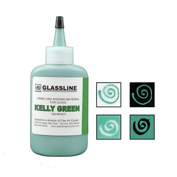 Kelly Green Glassline Pen - Warm Glass