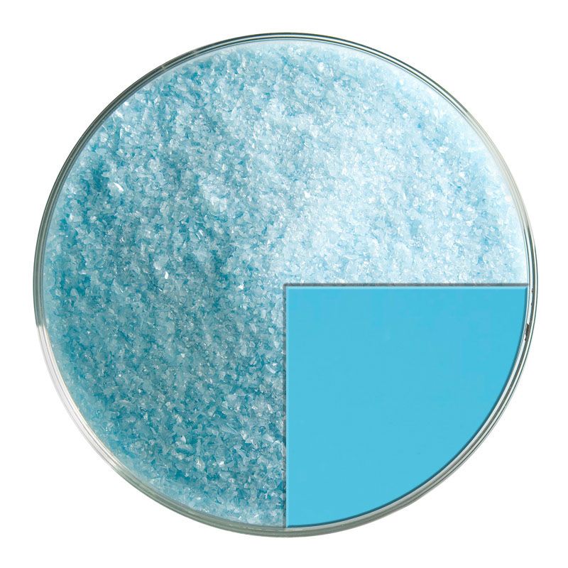 Light Cyan Opal Fine Frit 0216.01 - Warm Glass