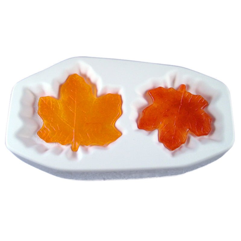 Maple Leaves Mould with Slumper - Warm Glass