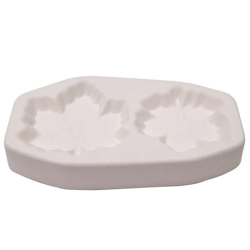 Maple Leaves Mould with Slumper - Warm Glass