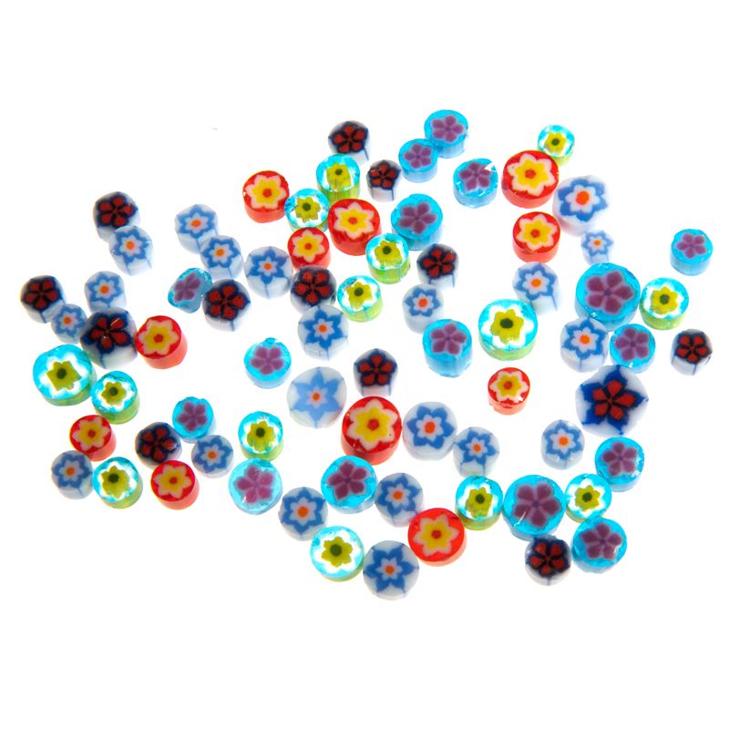 Millefiori: Floral Assortment (CoE90) - Warm Glass