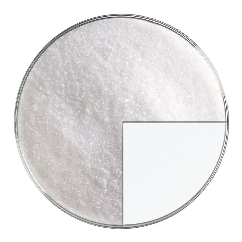 Opaque White Opal Fine Frit 0013.01 - Warm Glass