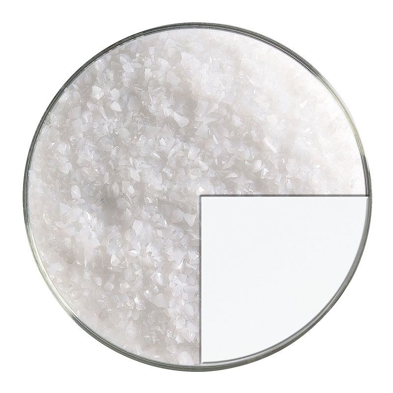 Opaque White Opal Medium Frit 0013.02 - Warm Glass