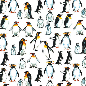 Penguin Decal 22 x 22cm - Warm Glass