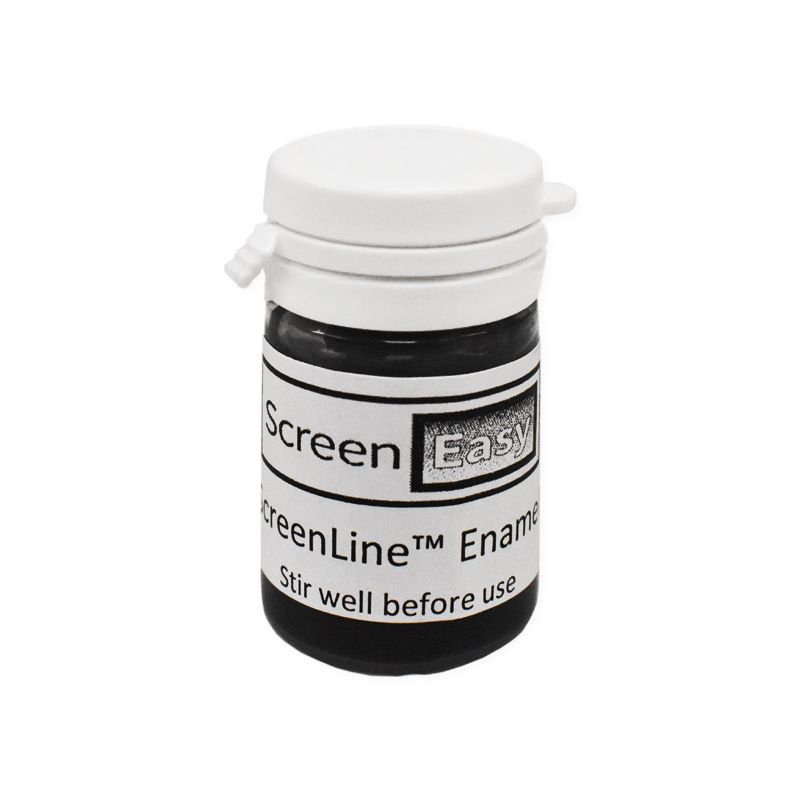 ScreenLine Premixed Black Enamel - Warm Glass