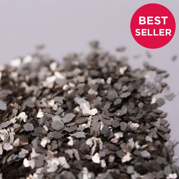 Silver Flakes - 50g - Warm Glass