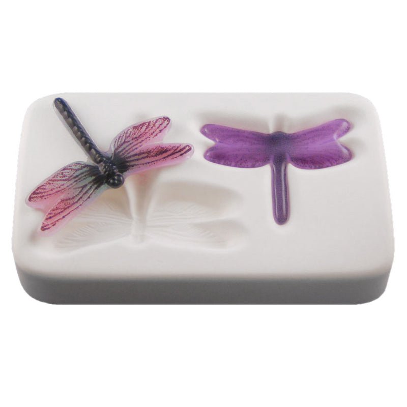 Small Dragonfly Mould with Slumper - Warm Glass