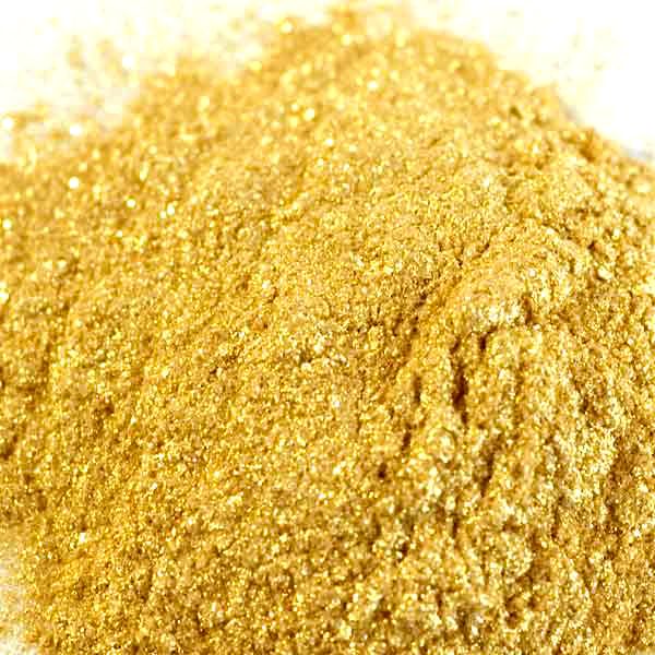 Sparkle Bright Gold Mica Powder 30g - Warm Glass