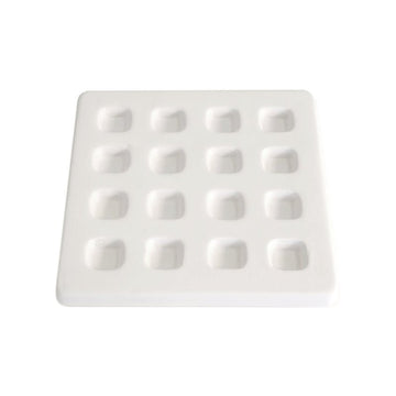 Square Earring Pod Mould - Warm Glass