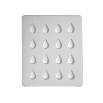 Teardrop Earring Mould - Warm Glass