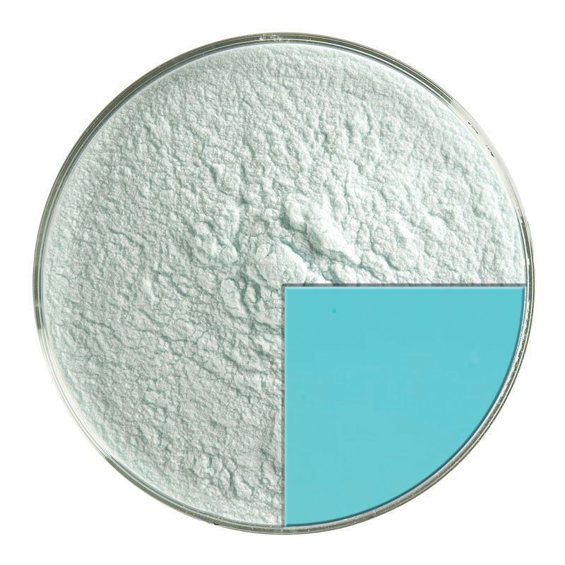 Turquoise Blue Opal Powder Frit 0116.08 - Warm Glass