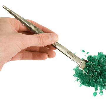 Tweezers with Shovel - Warm Glass