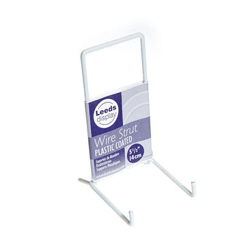 White Wire Plate Stand - Warm Glass