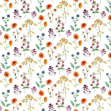 Wild Flower Decal 22 x 22cm - Warm Glass